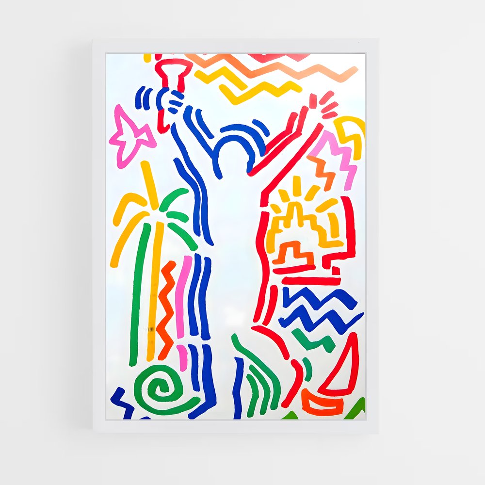 Poster Femme de Barcelone – affiche Jeux Olympiques (vue 3)